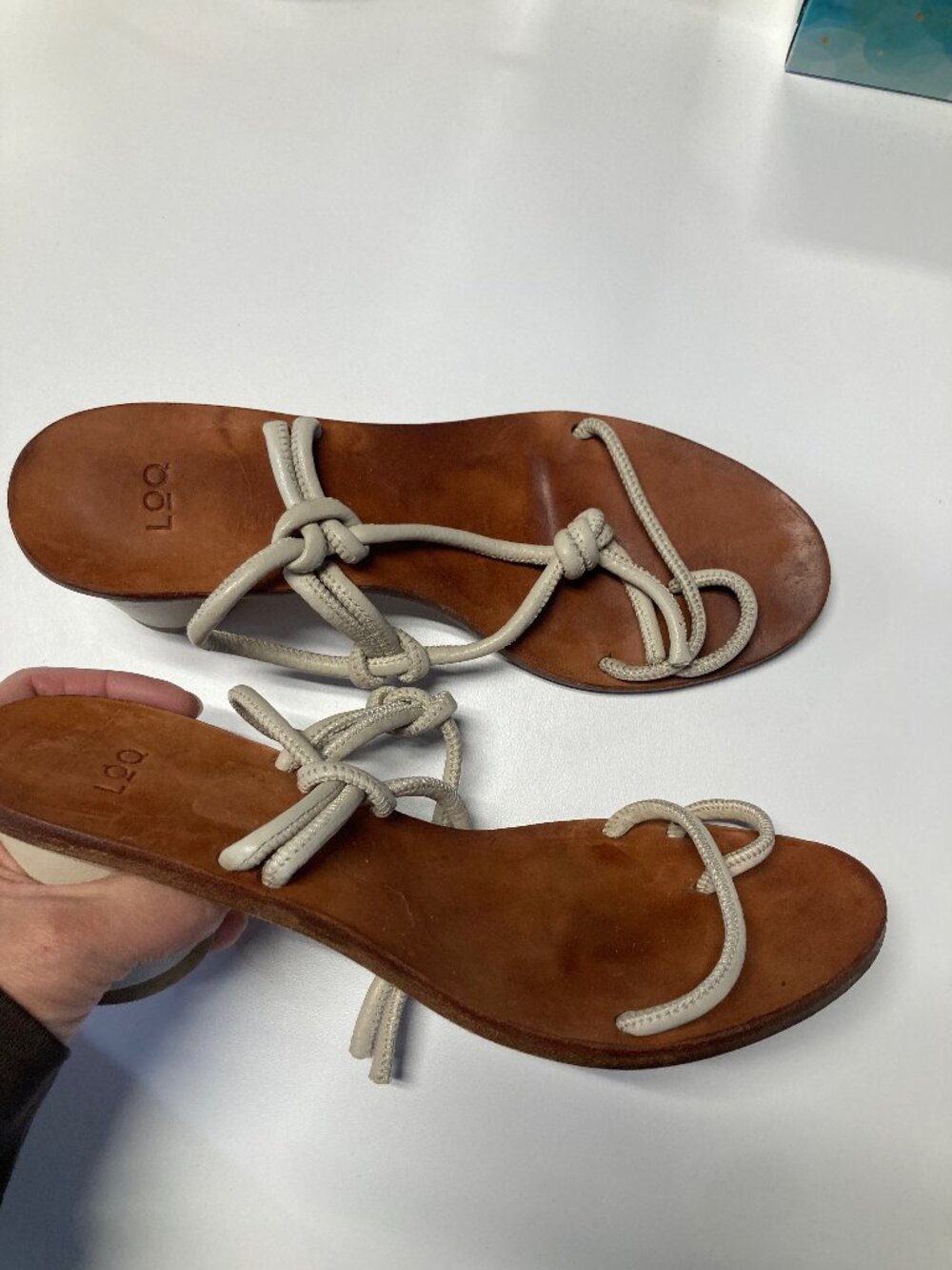 EU38 US 7.5 LOQ xavi sandals cute!